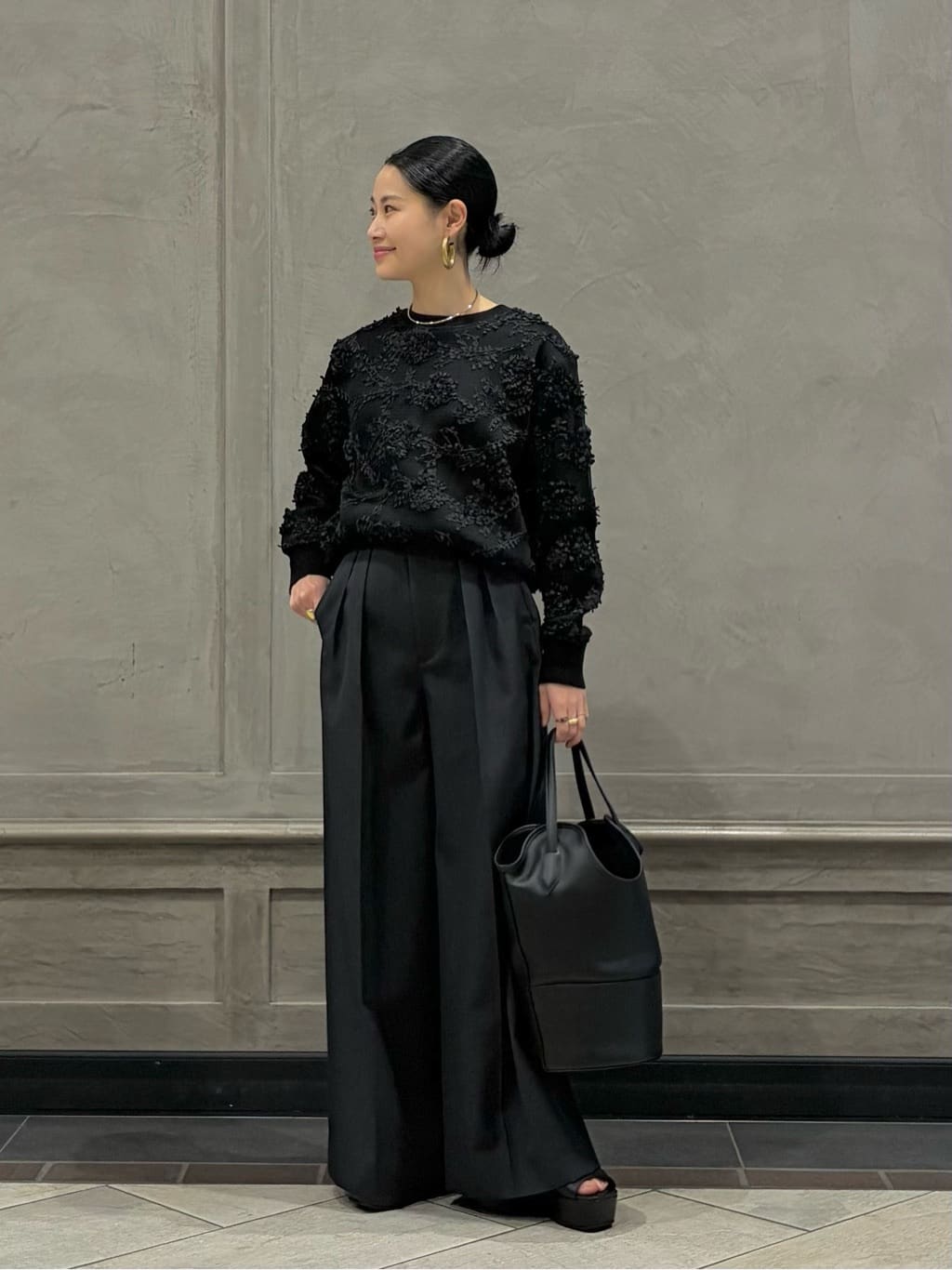 UNITED ARROWS | エンブロイダリーフラワー メッシュ ニット | Rakuten