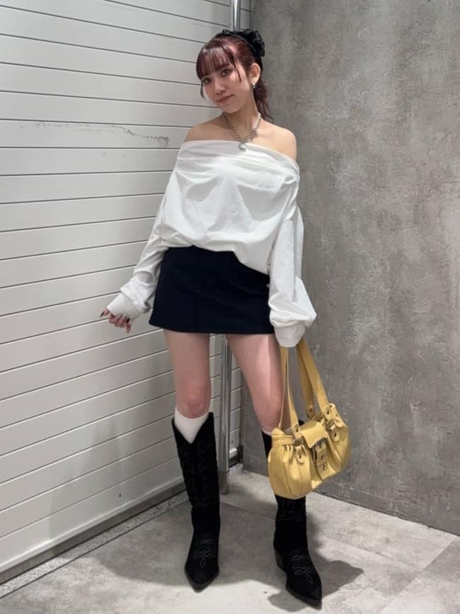 SLYのBELT GATHER HAND バッグを使ったコーディネート | Rakuten 