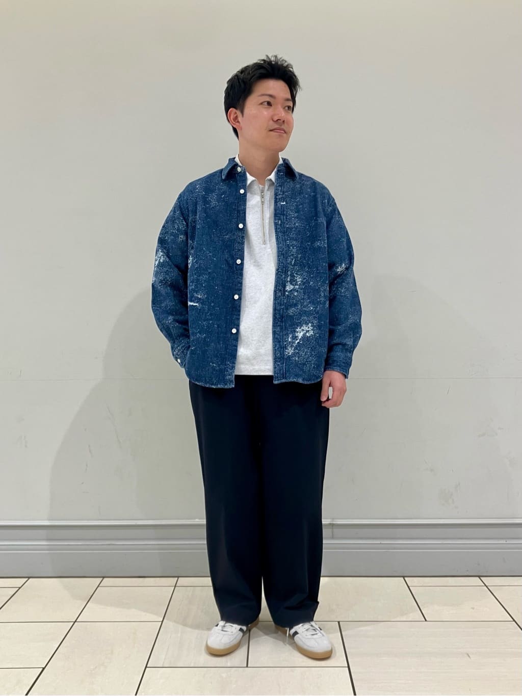 BEAUTY&YOUTH UNITED ARROWS | ジャガード デニム レギュラー シャツ
