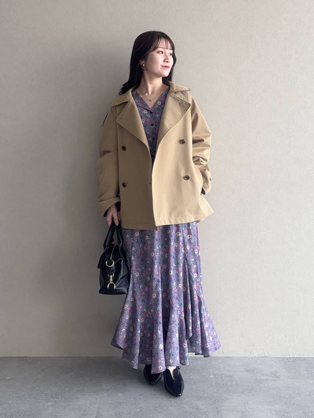 コクーンスリーブショートトレンチコート mysty woman | コクーンスリーブショートトレンチコート | Rakuten