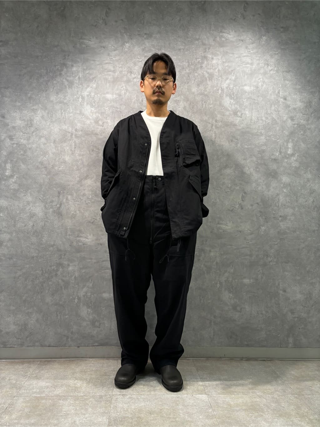 Snow PeakのTAKIBI Herringbone Collarless Jacketを使ったコーディネートを紹介します。｜Rakuten Fashion(楽天ファッション／旧楽天ブランドアベニュー)6823146
