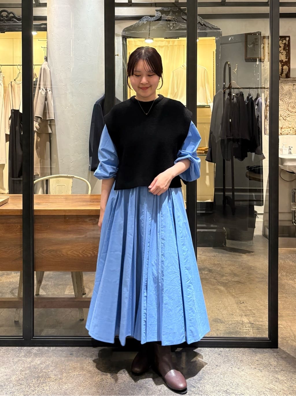 BEARDSLEY | 前後ギャザーワンピース | Rakuten Fashion(楽天