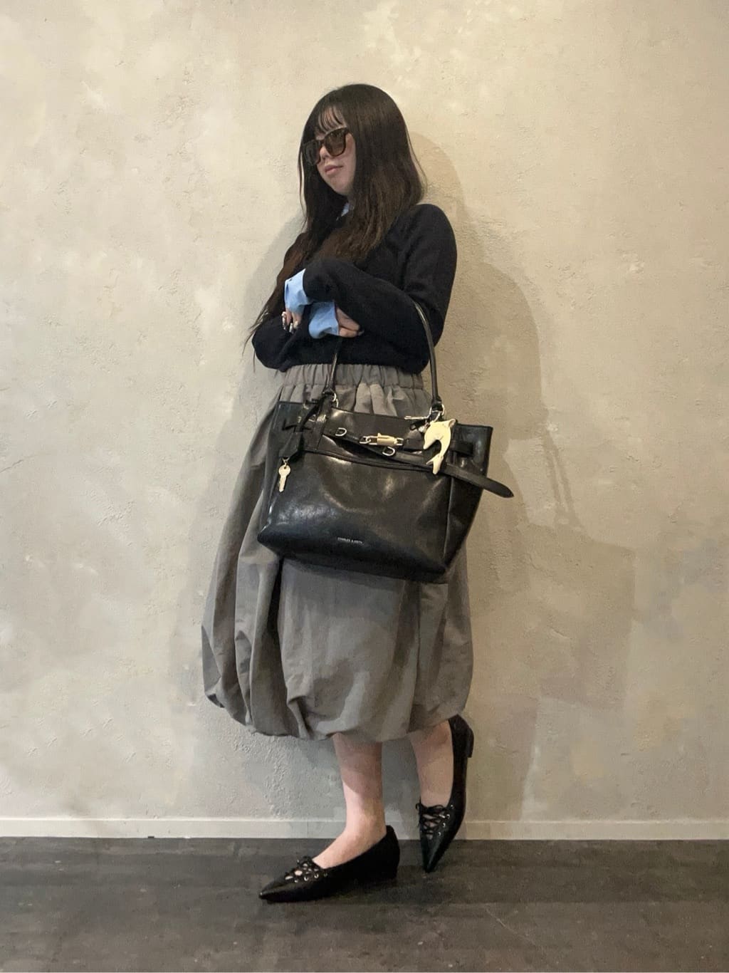 CHARLES & KEITH | Ciara シアラ デニムトップジップカードホルダー