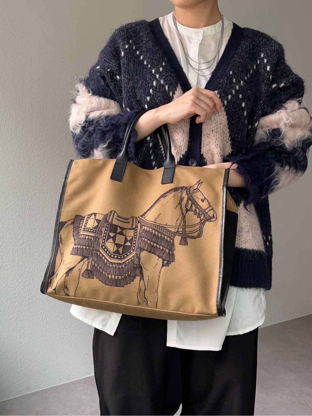 ear PAPILLONNER | sampo×earホーストートバッグ《A4サイズ対応