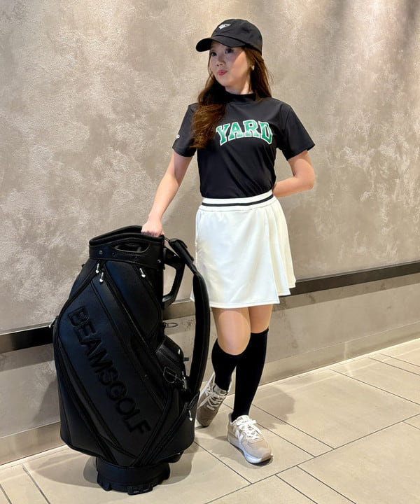 BEAMS GOLF | ORANGE LABEL / ストレッチ プリーツ ラップキュロット