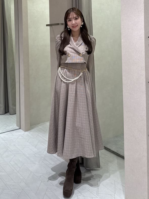 rienda | テーラードデザインロングワンピース | Rakuten Fashion(楽天