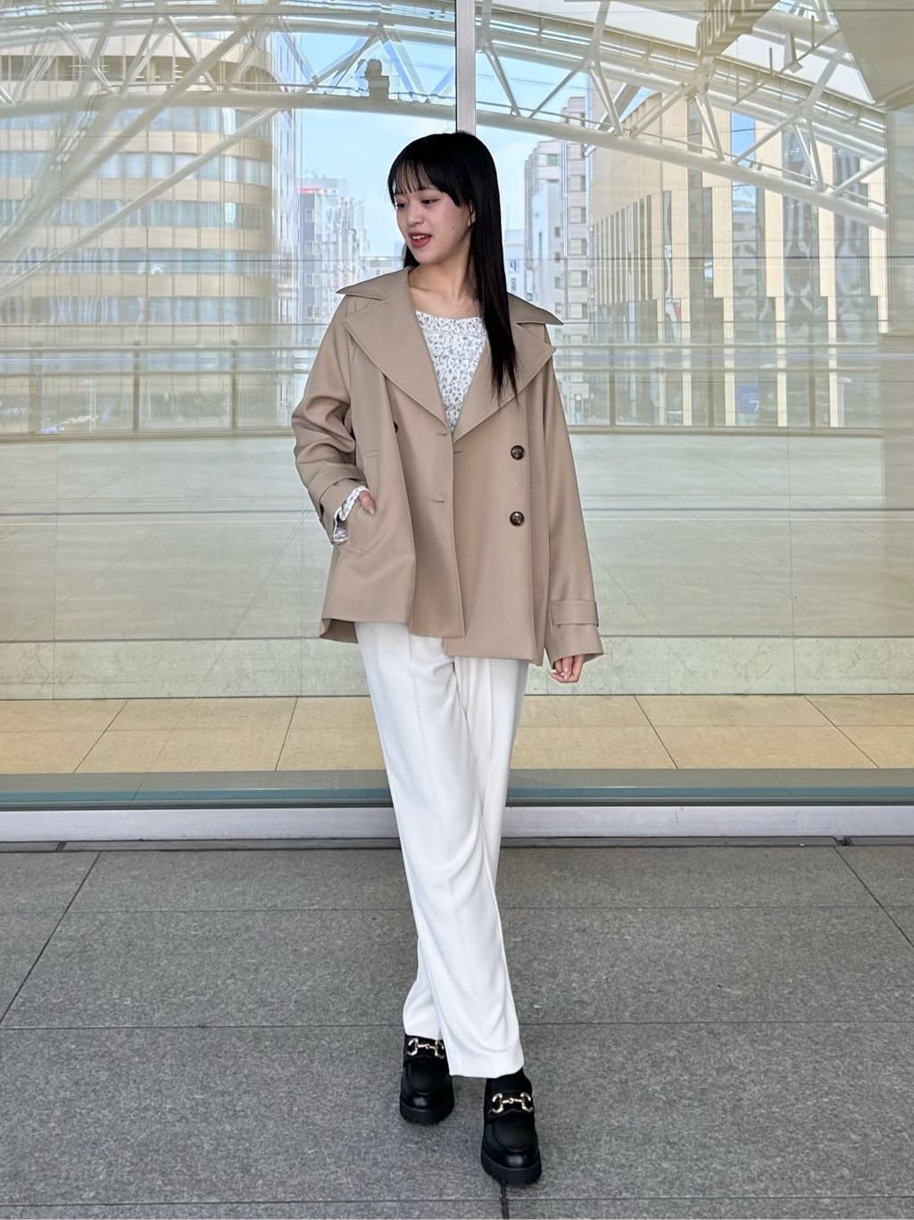 NATURAL BEAUTY BASIC | ハーフトレンチコート | Rakuten Fashion(楽天