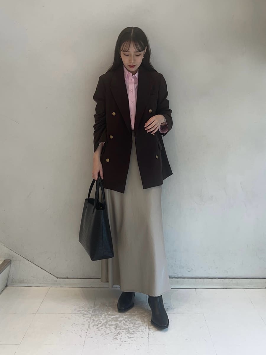 Mila Owen | 金釦ダブルブレストロングブレザー | Rakuten Fashion
