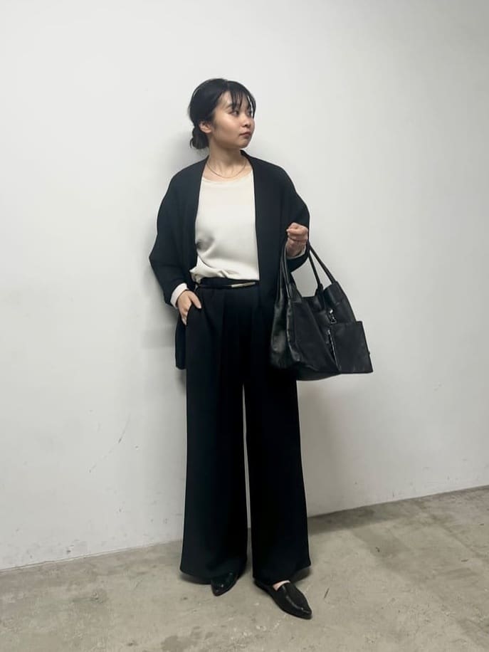 GALLARDAGALANTEの【即戦力パンツ】【3サイズ展開】ワイドイージーパンツを使ったコーディネートを紹介します。｜Rakuten Fashion(楽天ファッション／旧楽天ブランドアベニュー)6829992