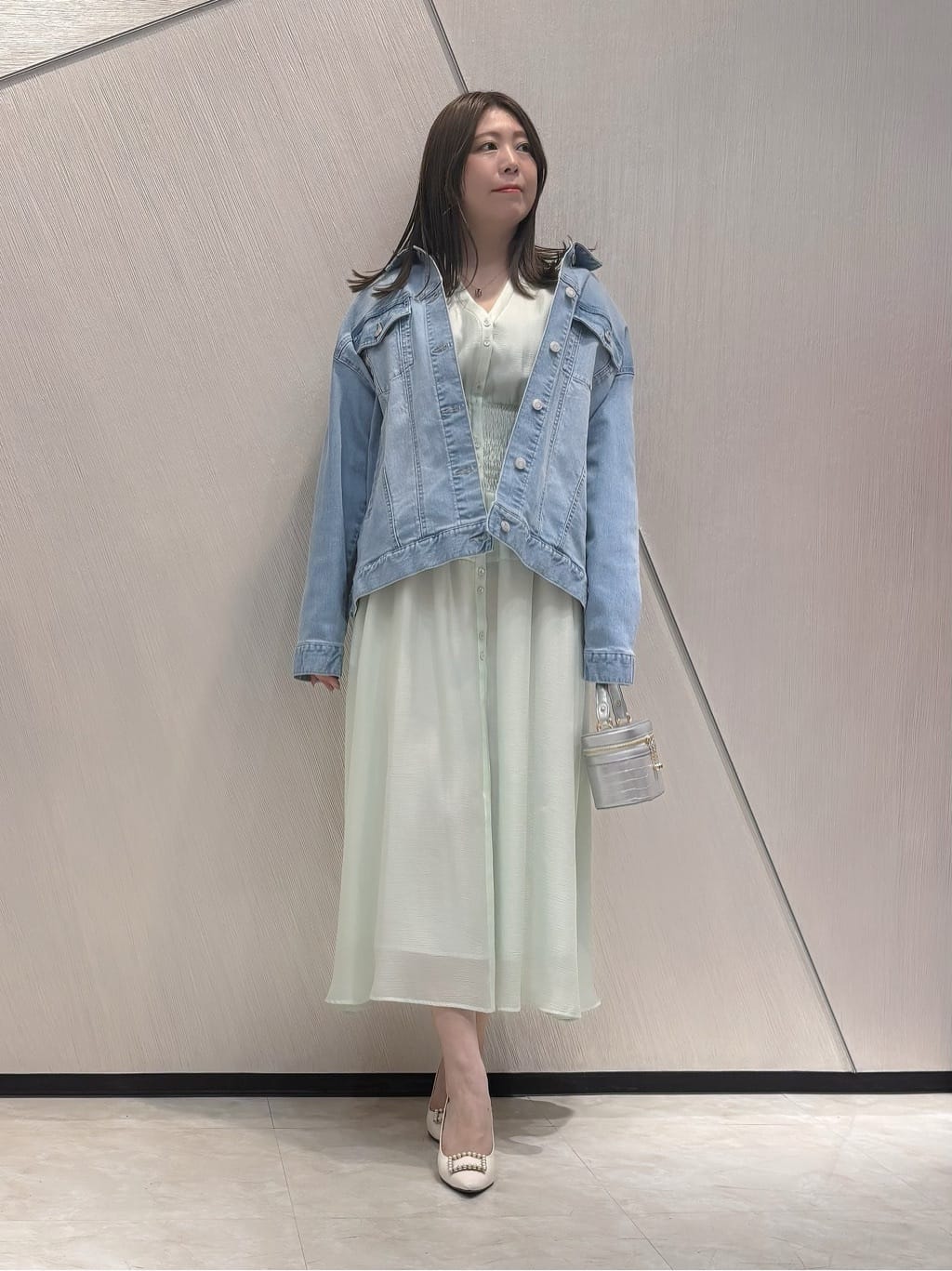 PINKY&DIANNE | ルーズカラーデニムジャケット | Rakuten Fashion(楽天