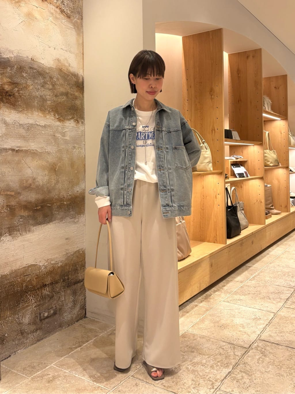 GALLARDAGALANTEの【サイズ展開あり】オーバーGジャンを使ったコーディネートを紹介します。｜Rakuten Fashion(楽天ファッション／旧楽天ブランドアベニュー)6833242