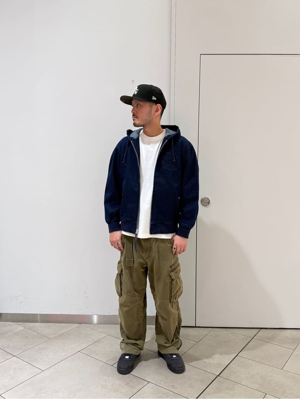 AVIREX | 《直営店限定》DENIM SIGNATURE LOGO PARKA / デニム
