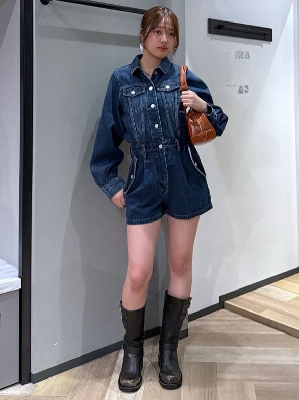 moussy | DENIM SHORT ジャンプスーツ | Rakuten Fashion(楽天