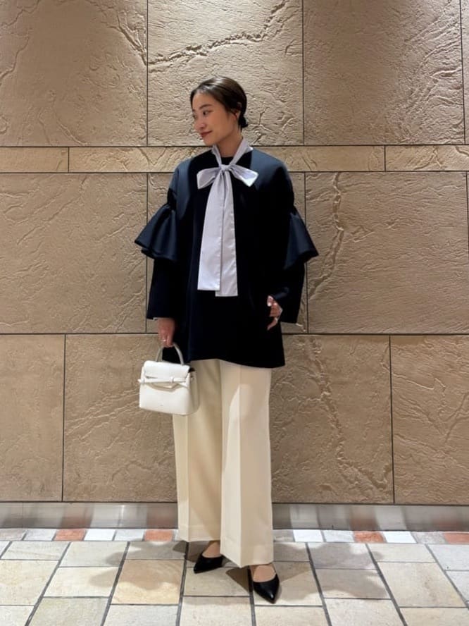 UNITED ARROWS | タックフリル ボウ ブラウス | Rakuten Fashion(楽天