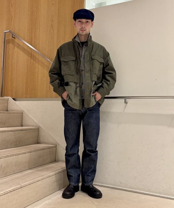 BEAMS MEN | M65 レイヤード ジャケット【ワイドフィット】 | Rakuten