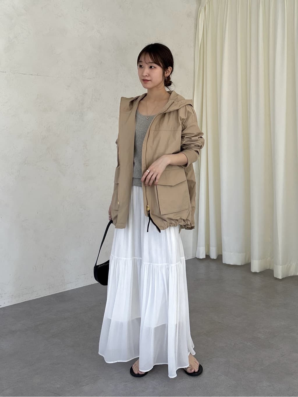 DOUDOU | エアリーギャザースカート | Rakuten Fashion(楽天