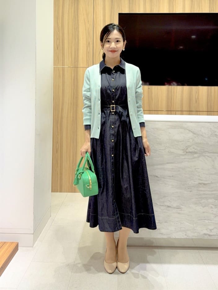 ANAYI | ライトデニムタックシャツワンピース | Rakuten Fashion(楽天
