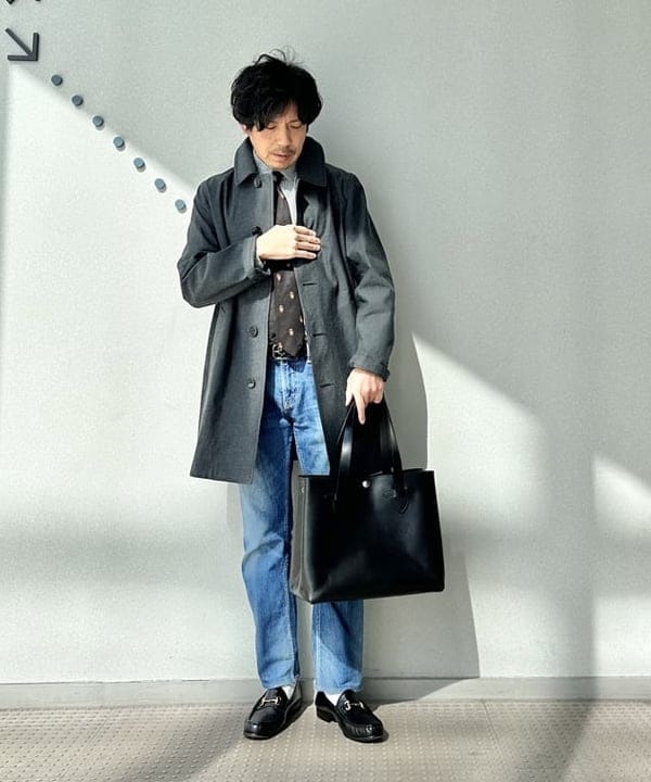BEAMS MEN | 【別注】MACKINTOSH / DUNKELD SHORT デニム ステンカラー