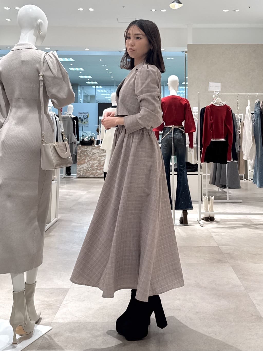 rienda | テーラードデザインロングワンピース | Rakuten Fashion(楽天