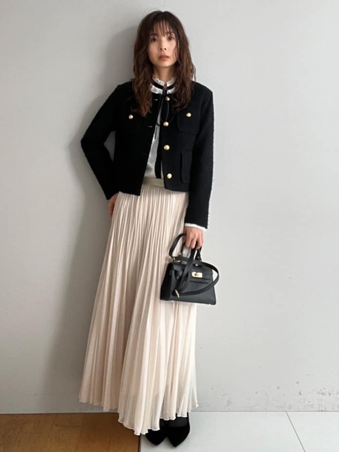 DRESSTERIOR | ブラックファンシーツイードジャケット | Rakuten