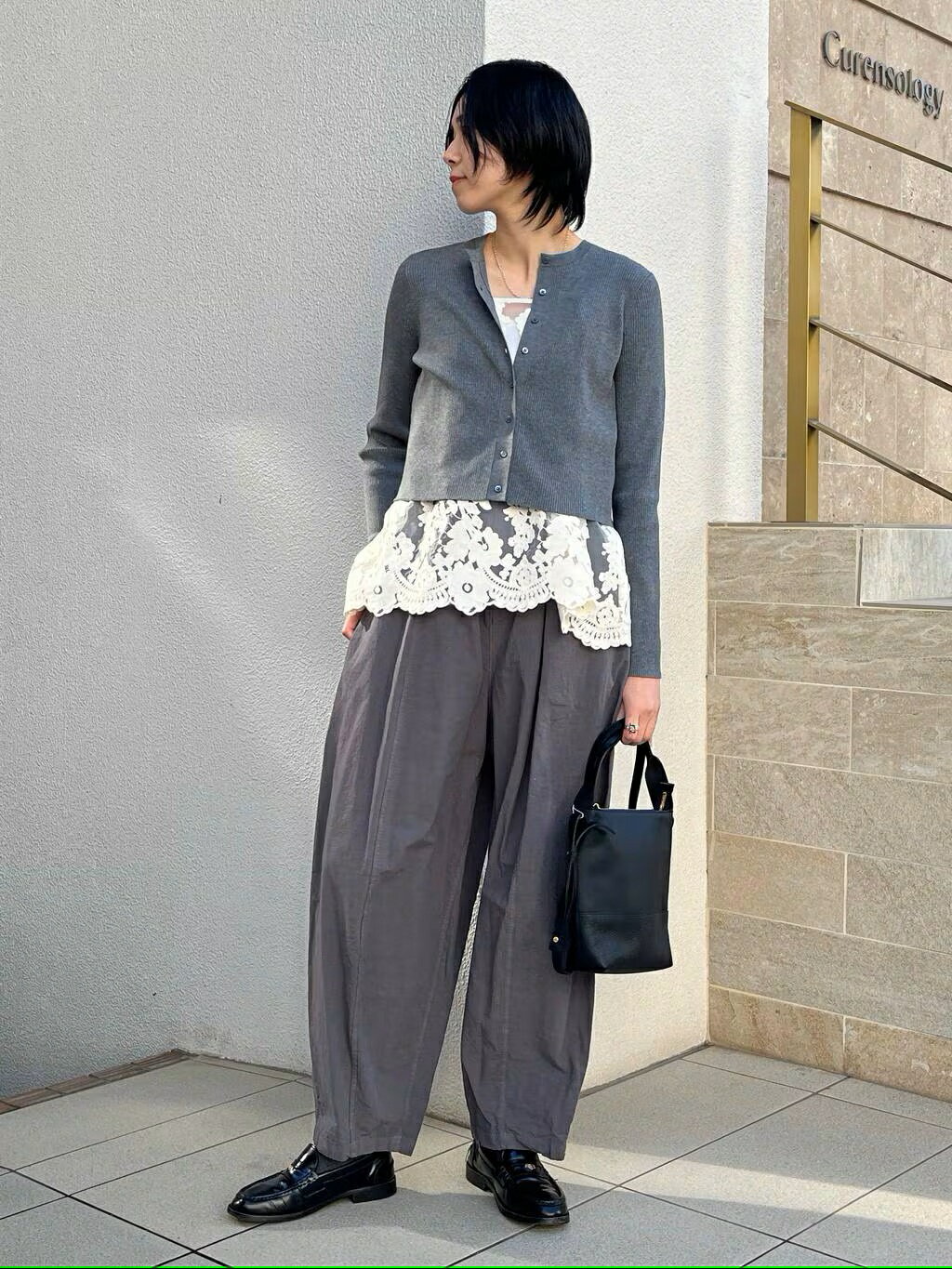 Curensology | コットンシルクニットカーディガン | Rakuten Fashion