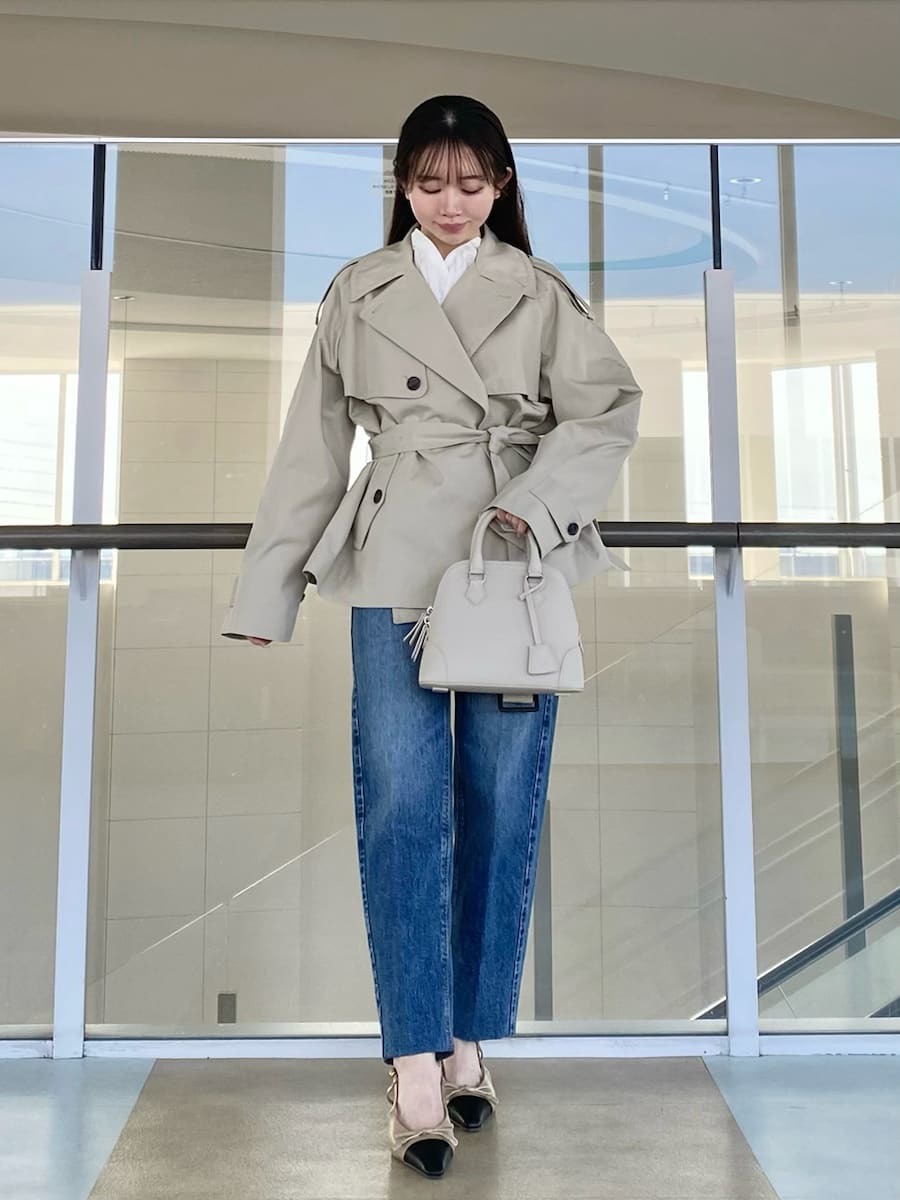 Mila Owen | ショートトレンチコート | Rakuten Fashion(楽天