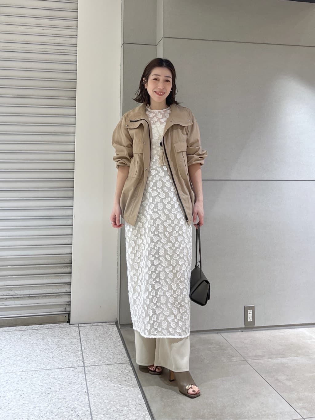 GALLARDAGALANTEのジャガードシアーワンピースを使ったコーディネートを紹介します。｜Rakuten Fashion(楽天ファッション／旧楽天ブランドアベニュー)6845238