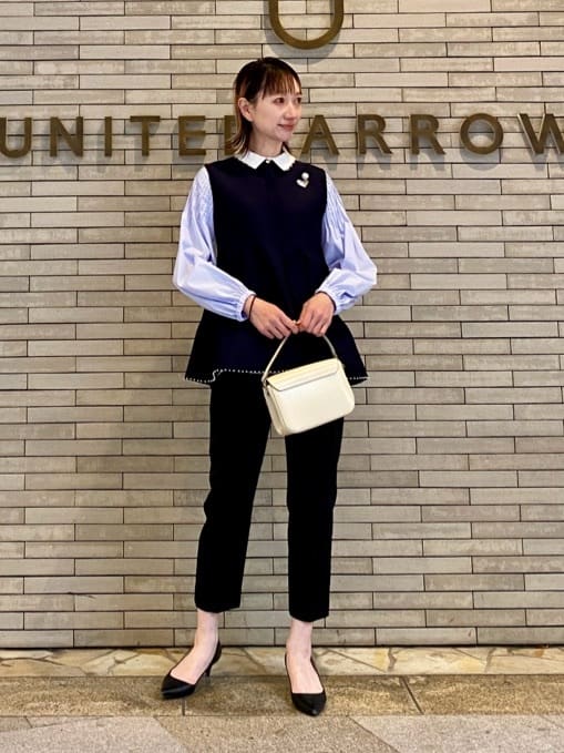 UNITED ARROWS | ペプラム ニットベスト | Rakuten Fashion(楽天