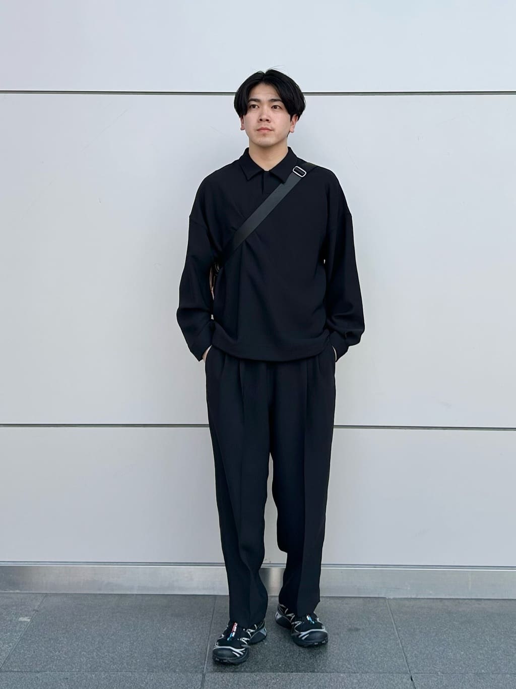 D.O UNITED ARROWS DAISUKE OBANA ポロシャツ 黒 UNITED ARROWS & SONS by DAISUKE OBANA ポロシャツ 「D.O BY OBANA
