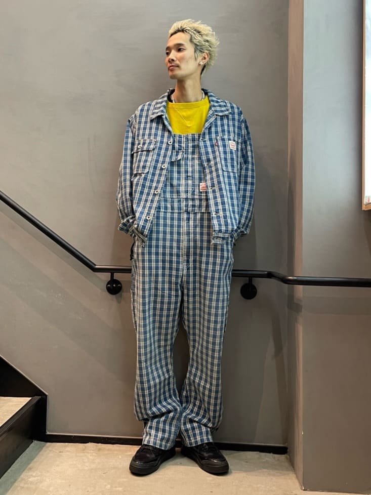 Levi's | WORKWEAR LOOSEオーバーオール チェック | Rakuten Fashion