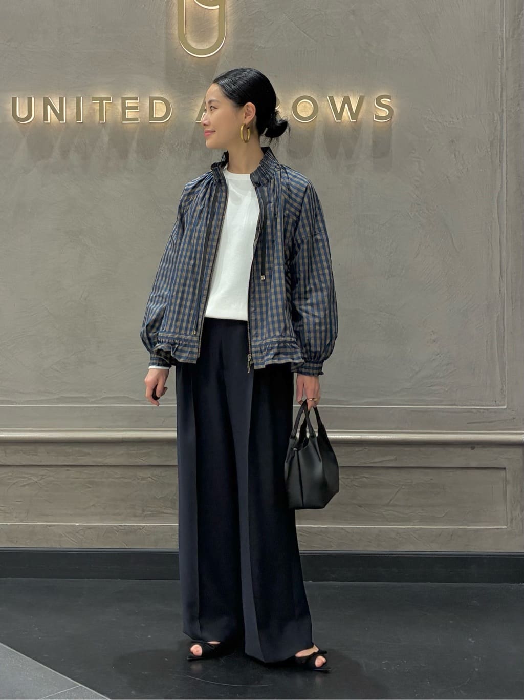 UNITED ARROWS | <Marilyn Moon>ギンガム プリーツ フリル ブルゾン