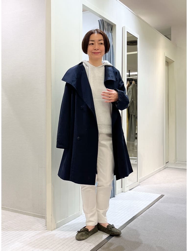 細パン TOMORROWLAND | ストレッチツイル スリムパンツ | Rakuten Fashion