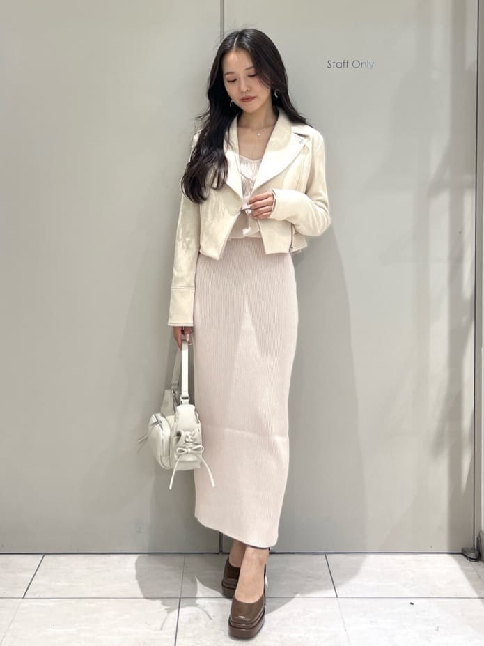 rienda | ペプラムカーデセットキャミワンピース | Rakuten Fashion