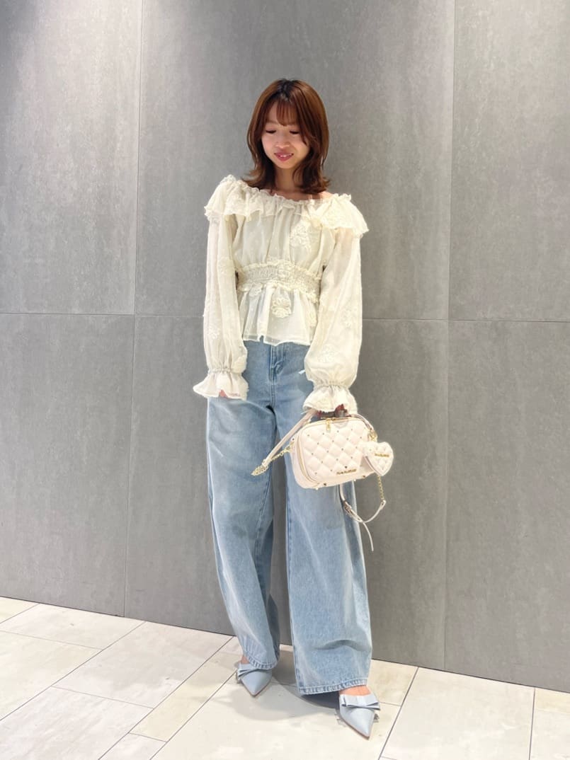 JILL by JILL STUART | 2way立体レースブラウス | Rakuten Fashion