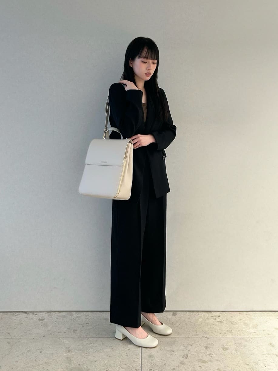 CHARLES & KEITH | フロントフラップ ストラクチャーバックパック