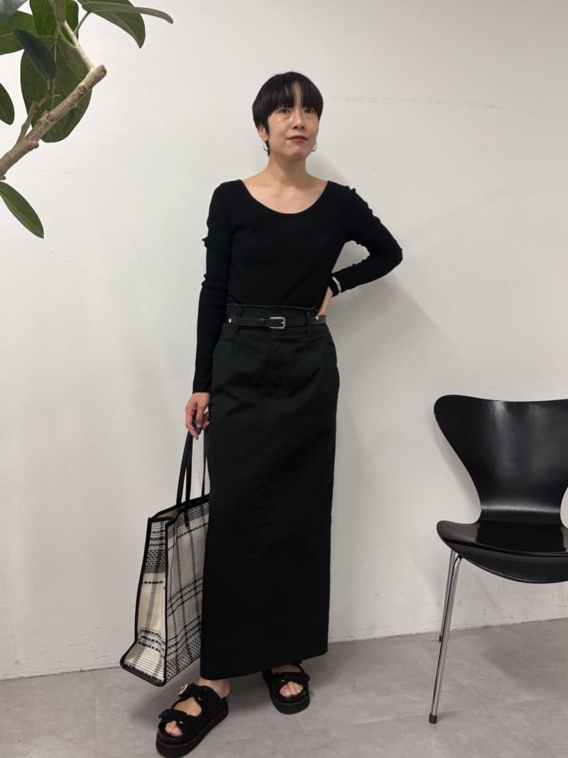 GALLARDAGALANTEの【前後2WAY】ハイツイストリブロンTeeを使ったコーディネートを紹介します。｜Rakuten Fashion(楽天ファッション／旧楽天ブランドアベニュー)6854602