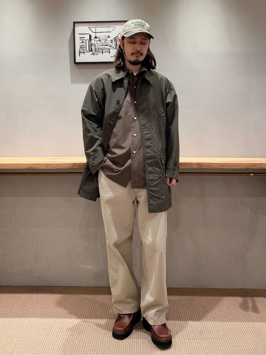 Steven Alan ウエポン ニドム アーミー　ノープリーツ トラウザーズ Steven Alan＞ ウエポン ニドム アーミー ノープリーツ トラウザーズ