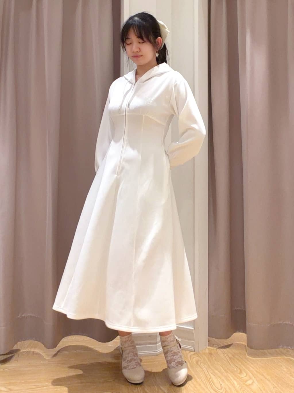WILLSELECTION | ハイウエスト切替パーカーワンピース | Rakuten