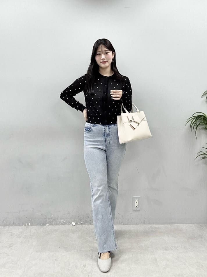 natural couture | ドットシアーカーディガン | Rakuten Fashion(楽天