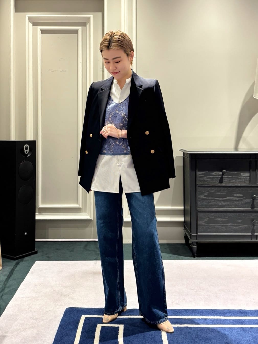 TOMORROWLAND | コットンブロード チュニックシャツ | Rakuten Fashion