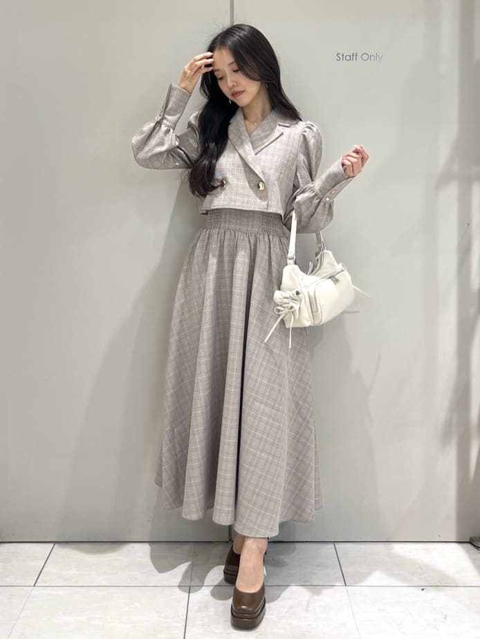 rienda | テーラードデザインロングワンピース | Rakuten Fashion(楽天