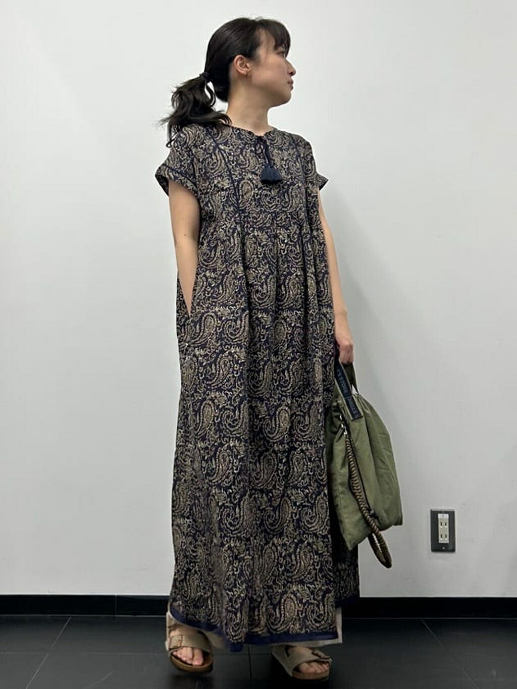 FREAK'S STORE | インドペイズリースキッパーワンピース【限定展開
