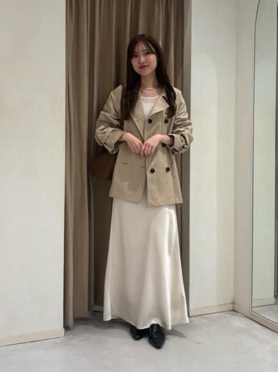 CAPRICIEUX LE'MAGEの【新色/レイヤード対応】コーデュロイ台形