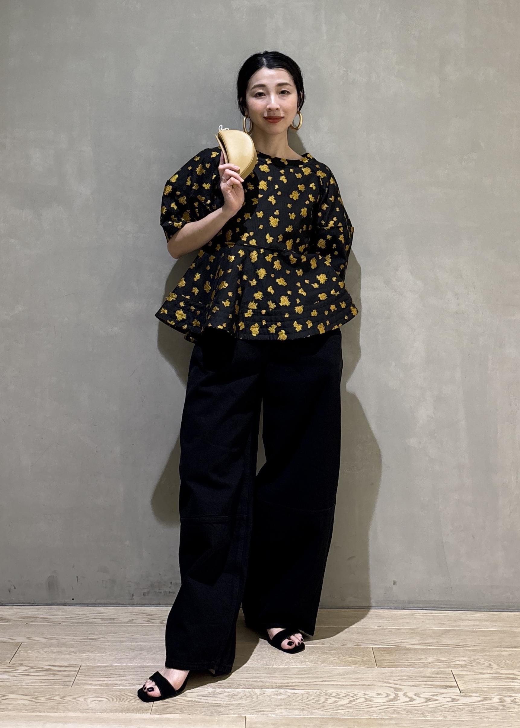 ADAM ET ROPE' | コクーンスリーブペプラムトップス | Rakuten Fashion