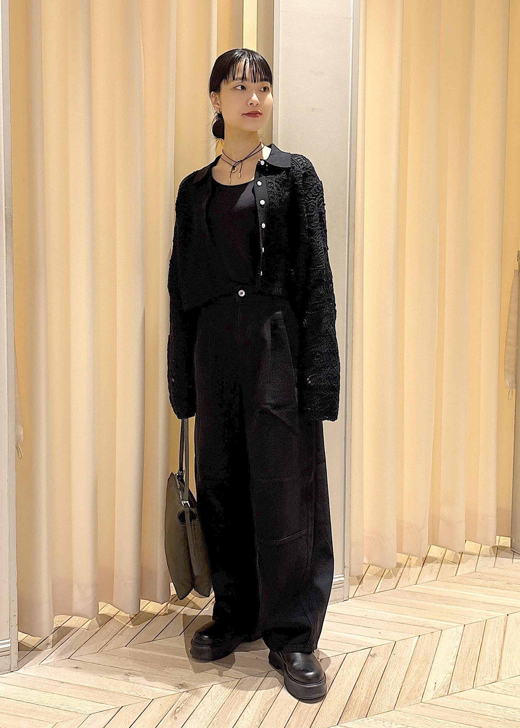 ADAM ET ROPE' | コードレースパターンニットシャツ | Rakuten Fashion