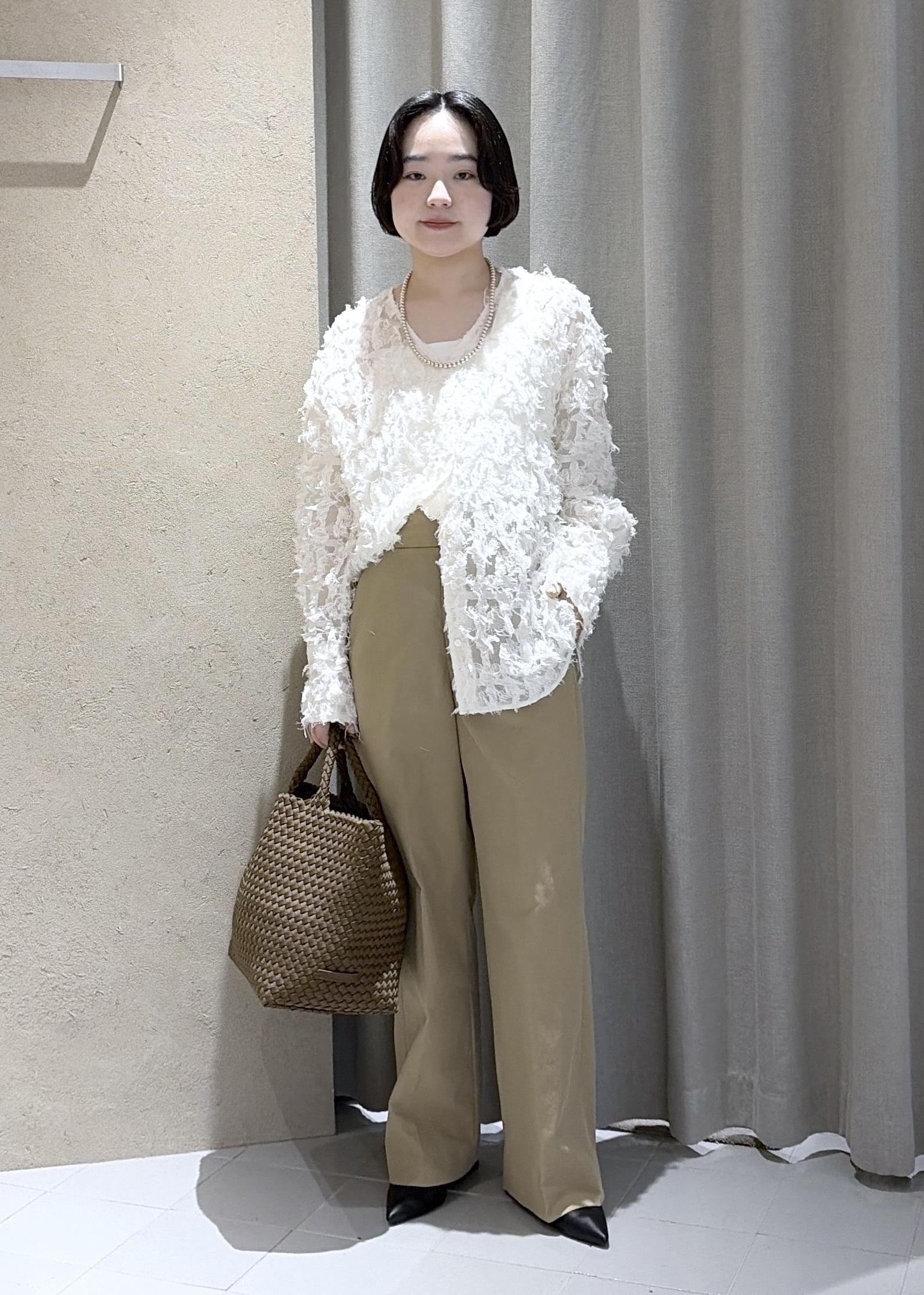 SALON adam et rope' | コットンライクスタイルアップパンツ | Rakuten