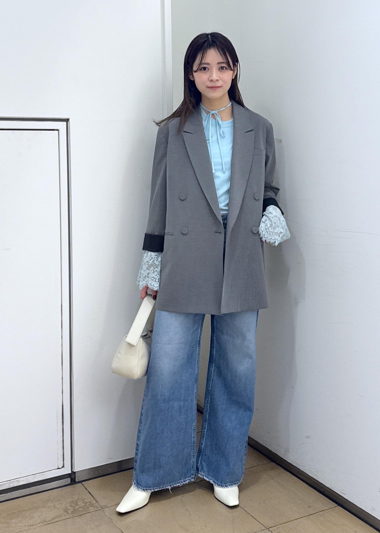 ADAM ET ROPE' | レースカフストップス | Rakuten Fashion(楽天