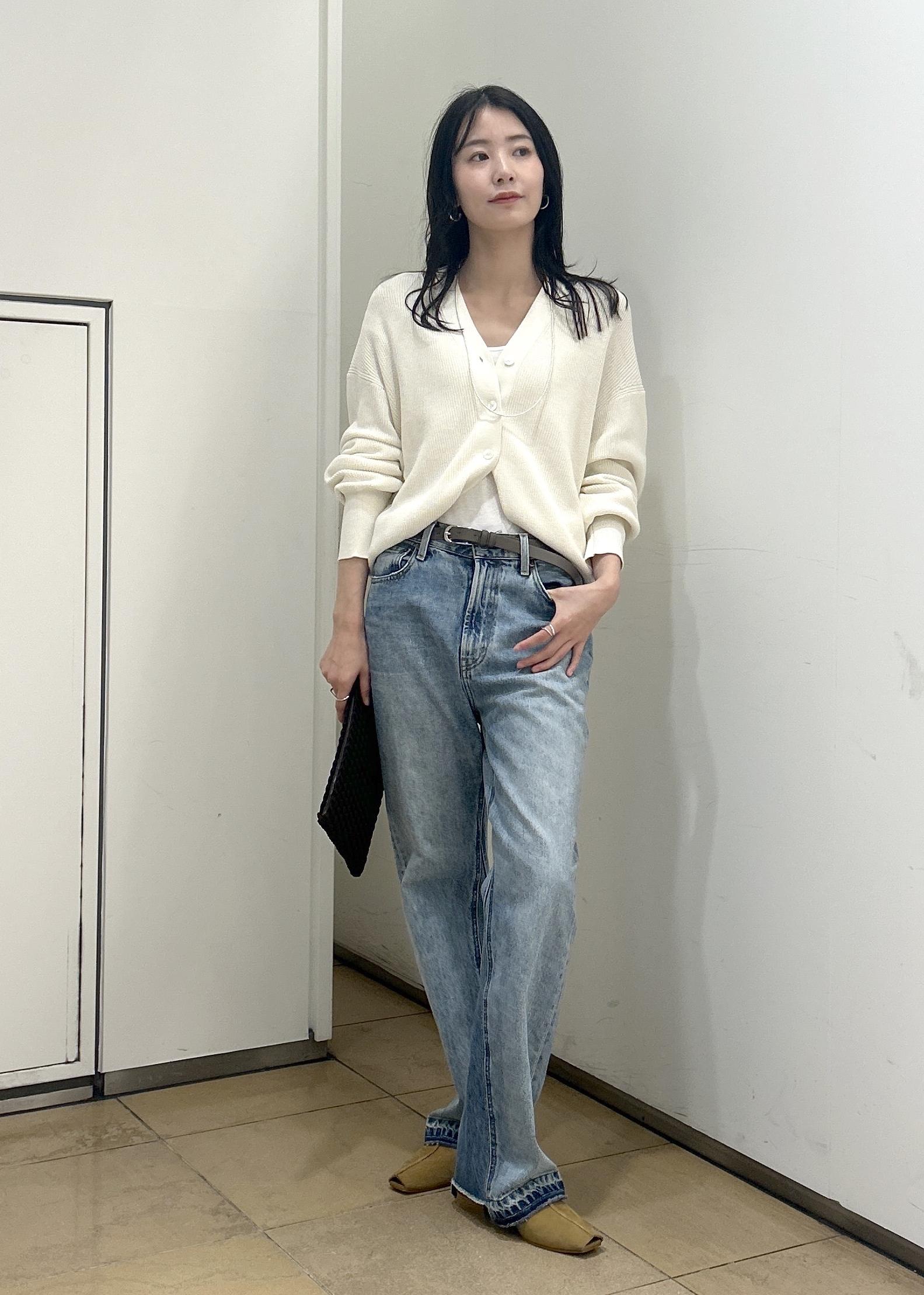 SALON adam et rope' | COTTON USAセミフレアデニム 4 | Rakuten
