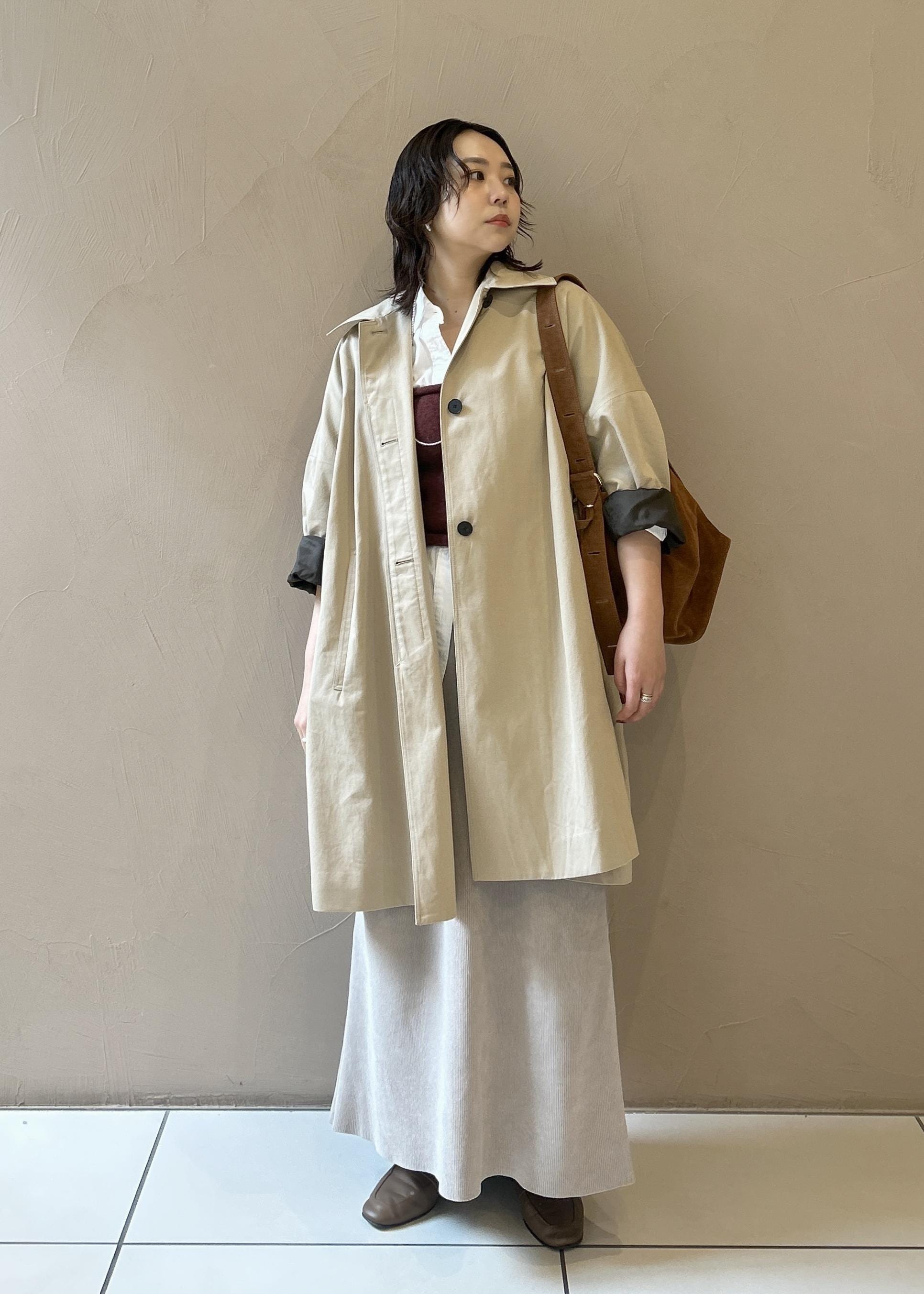 SALON adam et rope' | tacca テントシルエットステンカラーコート