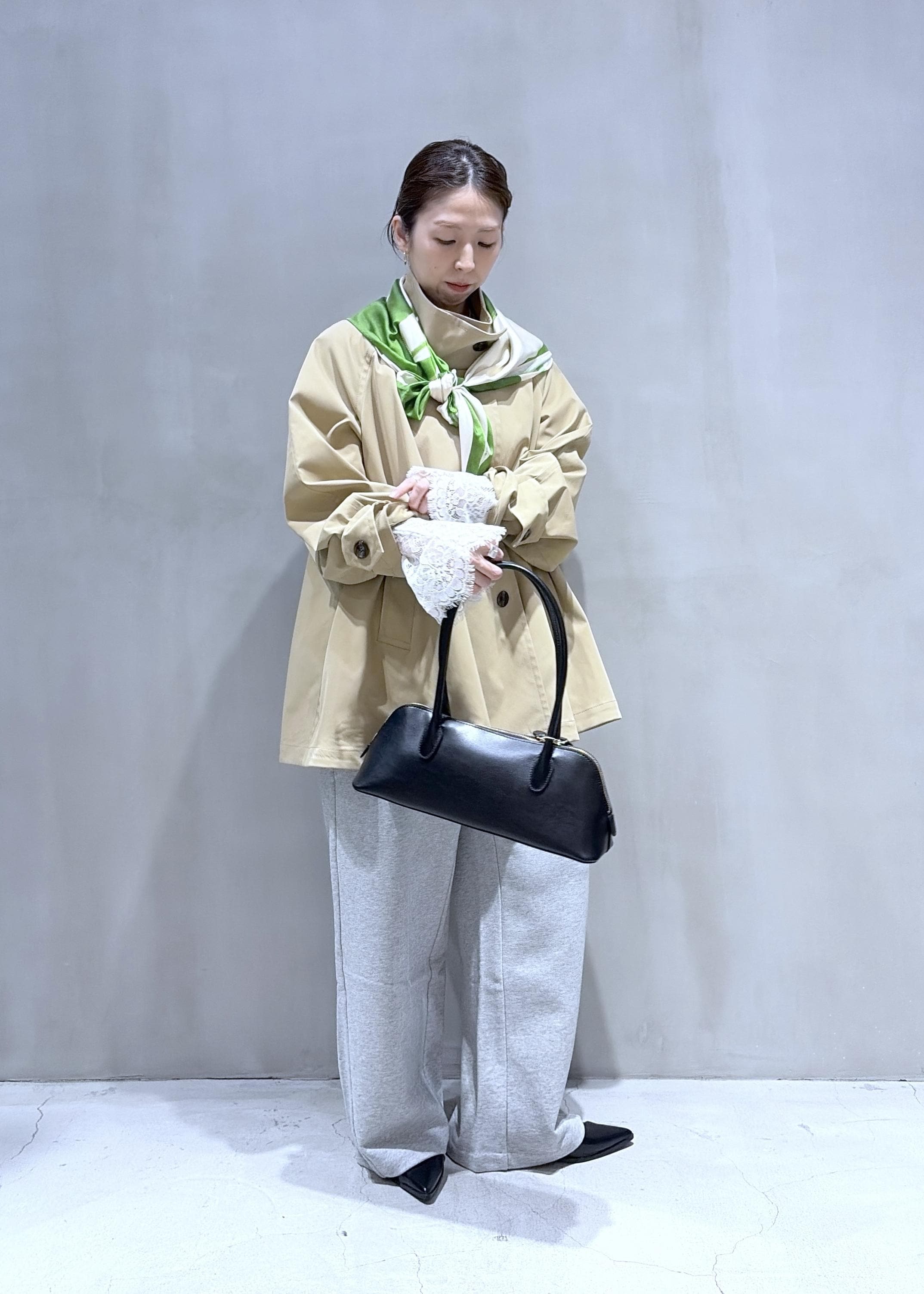 ADAM ET ROPE' | フレアーミドルトレンチコート | Rakuten Fashion